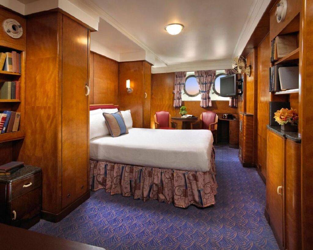 The Queen Mary cabin room