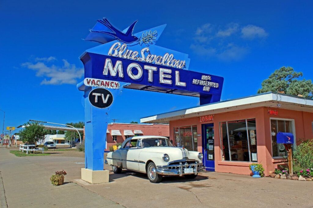 Blue Swallow Motel On Route 66