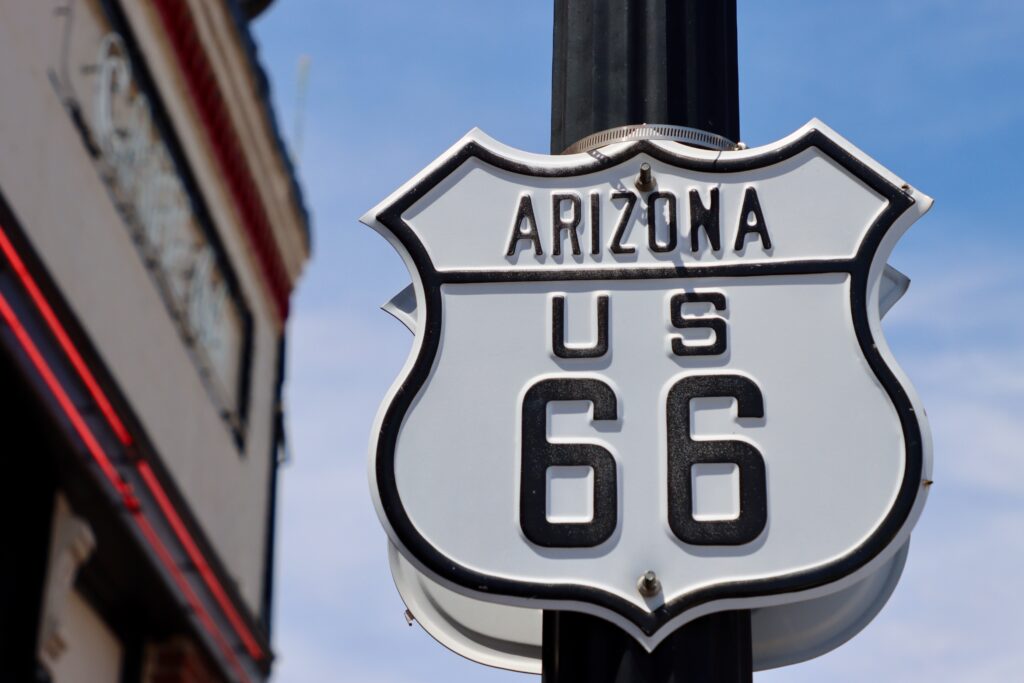 66 route sign in arizona